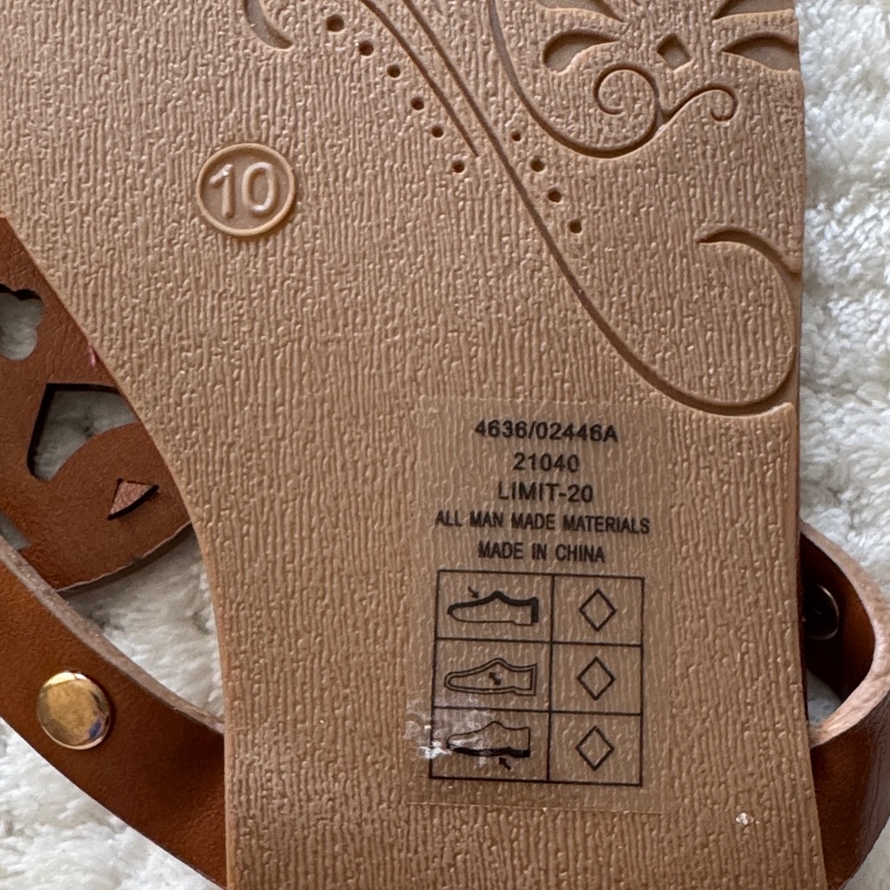 👡 NWOT Pierre Dumas Thong Sandals – Women’s Size 10 - Picture 6 of 7